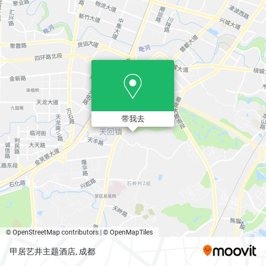 甲居艺井主题酒店地图