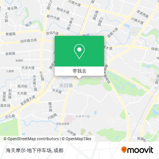 海天摩尔-地下停车场地图