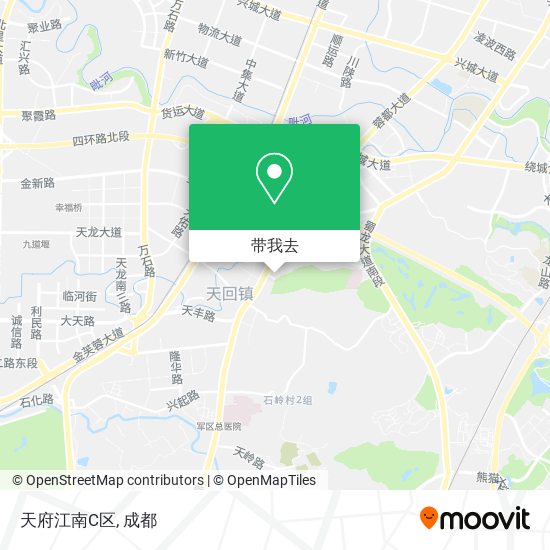 天府江南C区地图