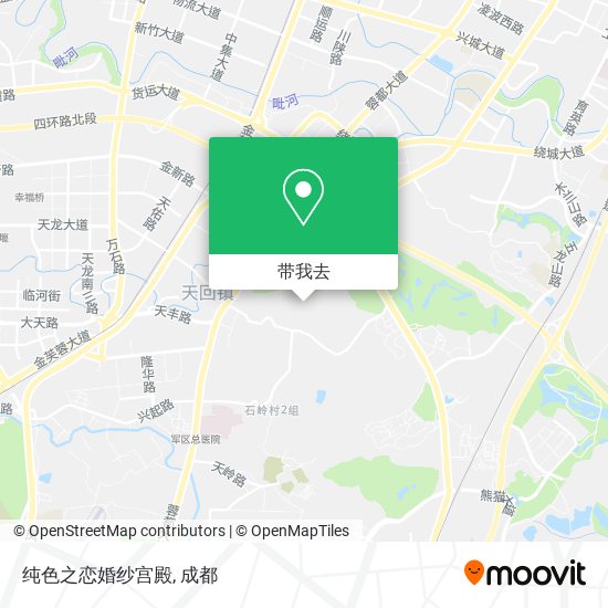 纯色之恋婚纱宫殿地图