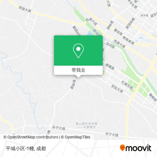 平城小区-1幢地图