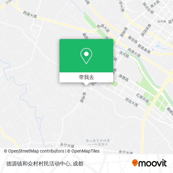 德源镇和众村村民活动中心地图