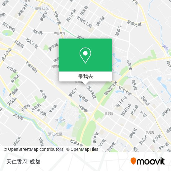 天仁香府地图