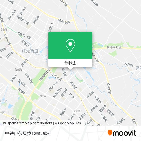 中铁伊莎贝拉12幢地图