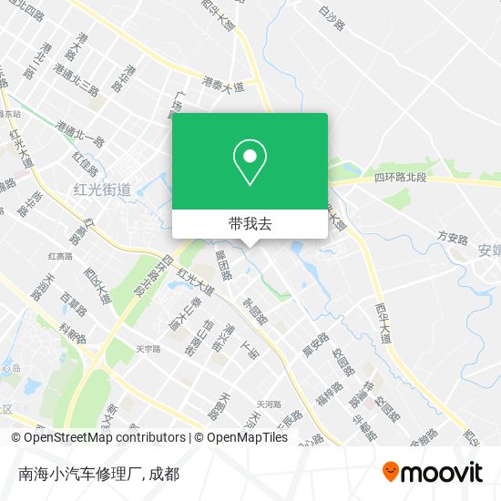 南海小汽车修理厂地图