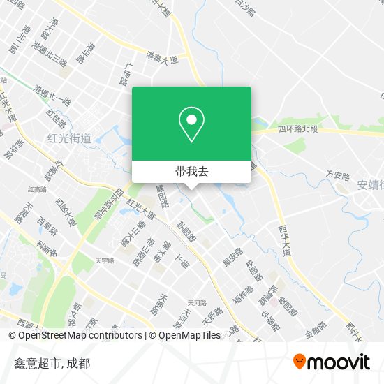 鑫意超市地图