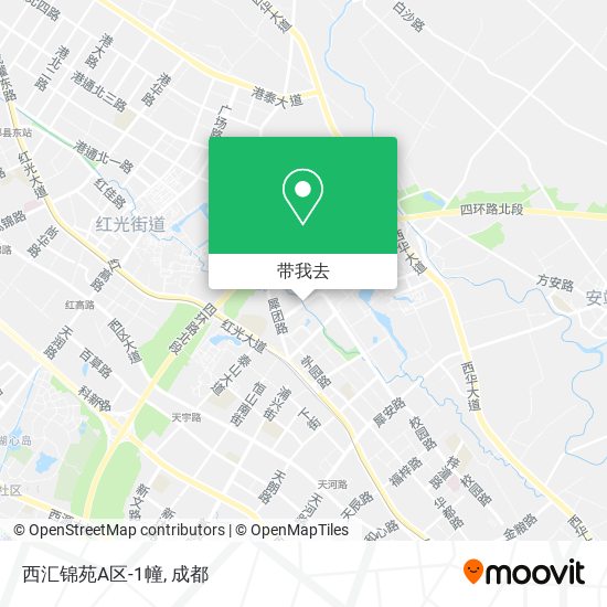 西汇锦苑A区-1幢地图
