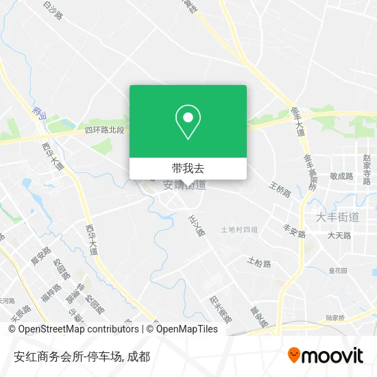 安红商务会所-停车场地图