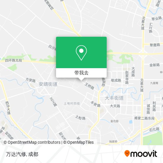万达汽修地图