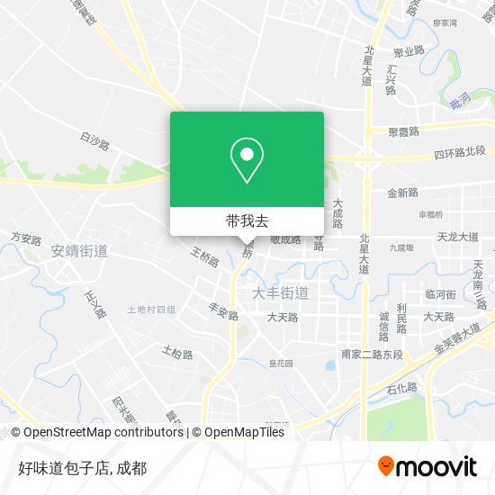好味道包子店地图