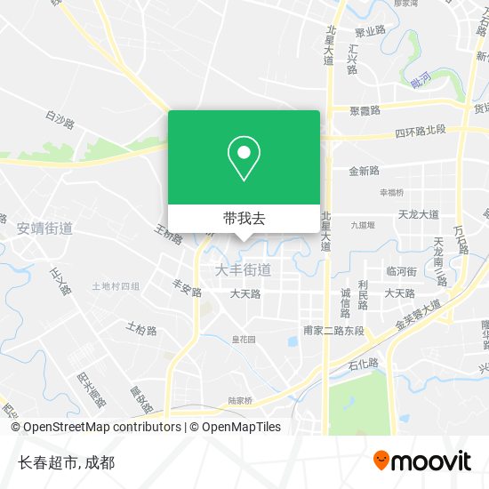 长春超市地图