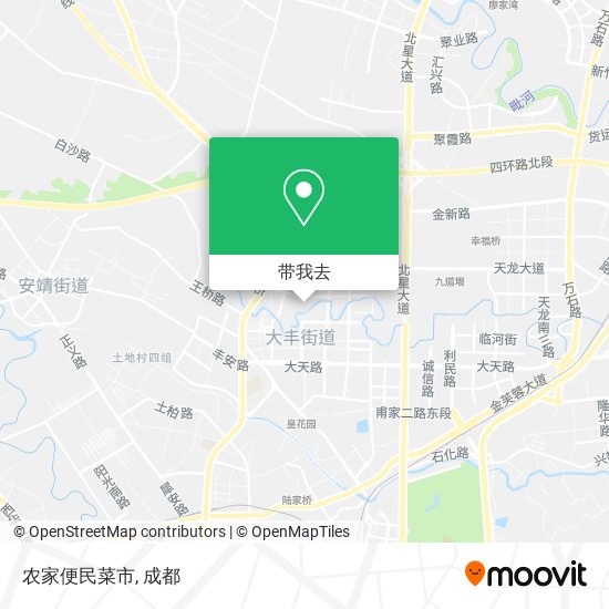 农家便民菜市地图
