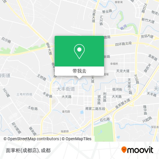 面掌柜(成都店)地图
