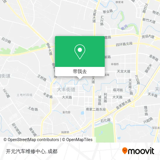 开元汽车维修中心地图