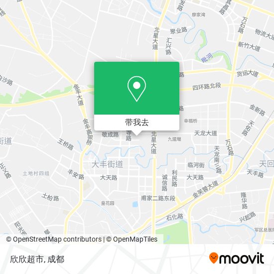 欣欣超市地图