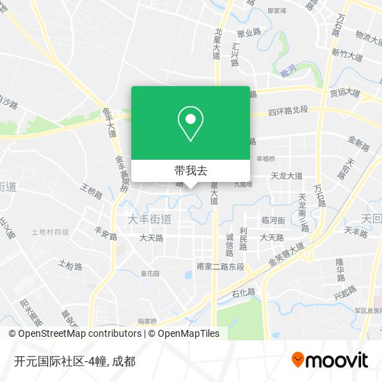 开元国际社区-4幢地图