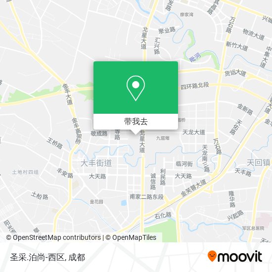 圣采.泊尚-西区地图