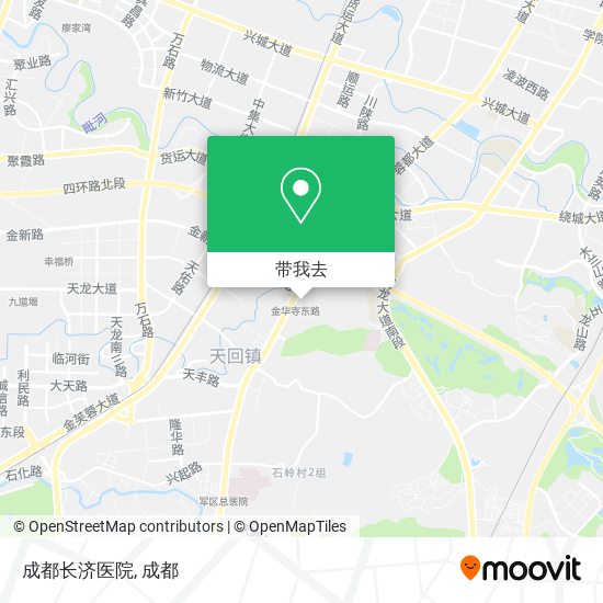 成都长济医院地图