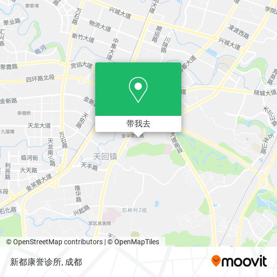 新都康誉诊所地图