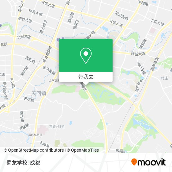 蜀龙学校地图