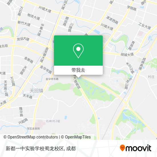 新都一中实验学校蜀龙校区地图