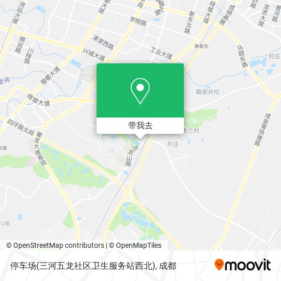 停车场(三河五龙社区卫生服务站西北)地图