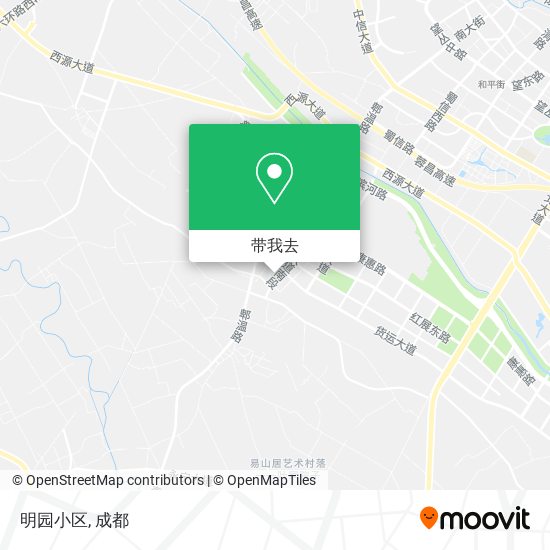 明园小区地图