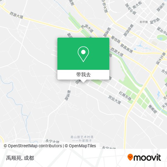 禹顺苑地图