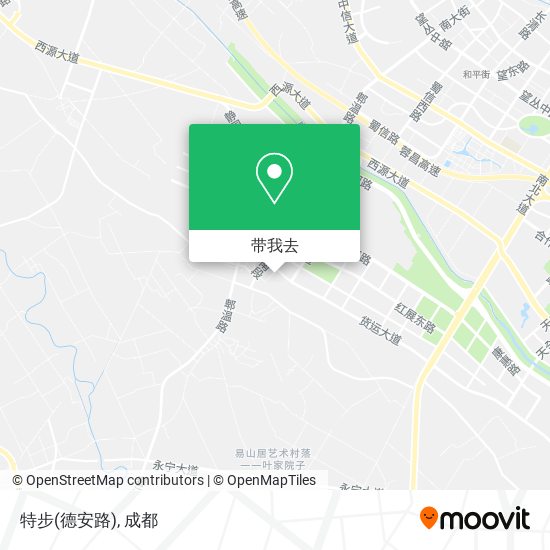 特步(德安路)地图