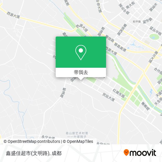 鑫盛佳超市(文明路)地图