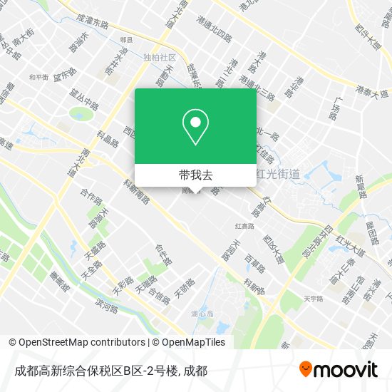 成都高新综合保税区B区-2号楼地图