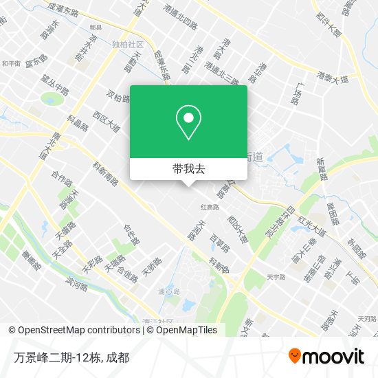 万景峰二期-12栋地图