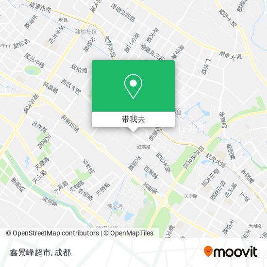 鑫景峰超市地图