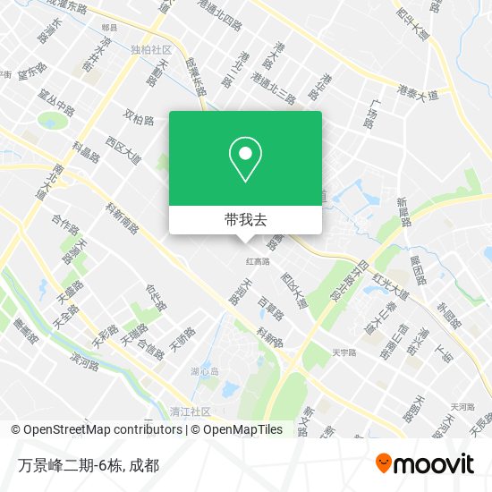 万景峰二期-6栋地图