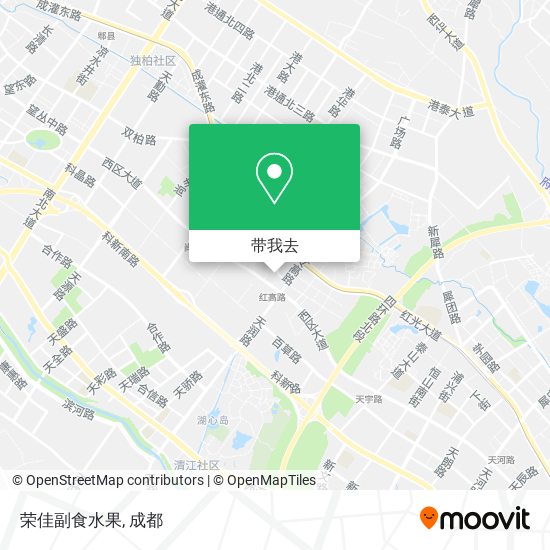 荣佳副食水果地图