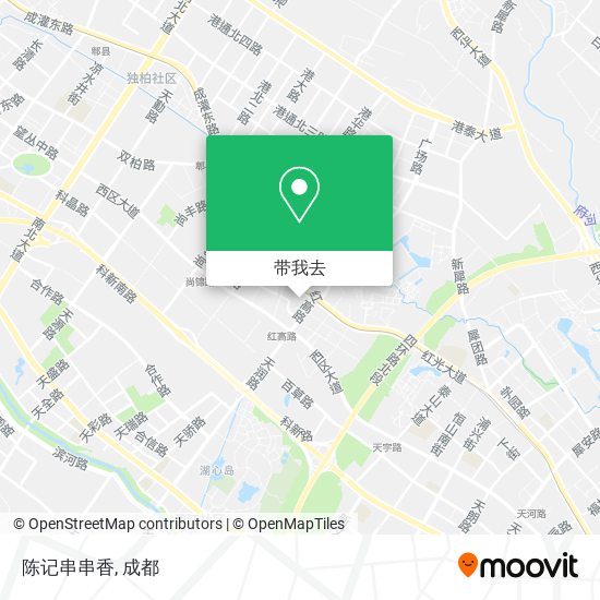 陈记串串香地图
