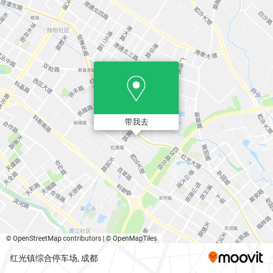 红光镇综合停车场地图