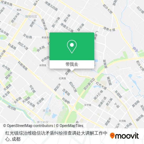 红光镇综治维稳信访矛盾纠纷排查调处大调解工作中心地图