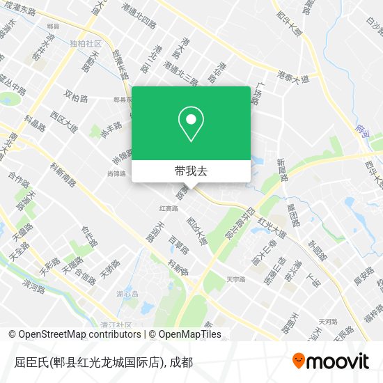 屈臣氏(郫县红光龙城国际店)地图