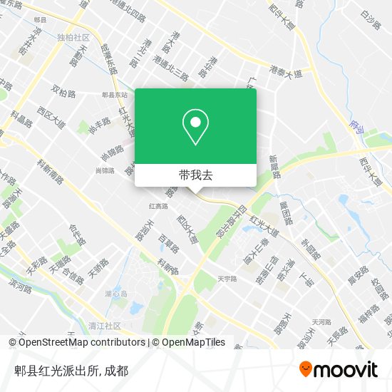 郫县红光派出所地图