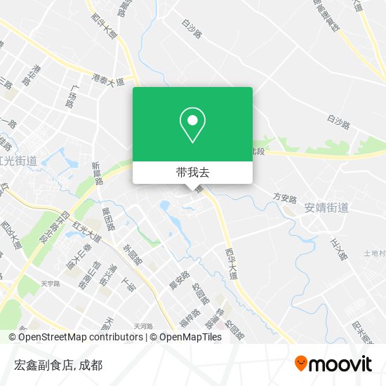 宏鑫副食店地图