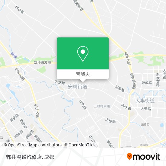 郫县鸿麟汽修店地图