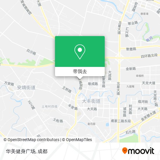 华美健身广场地图