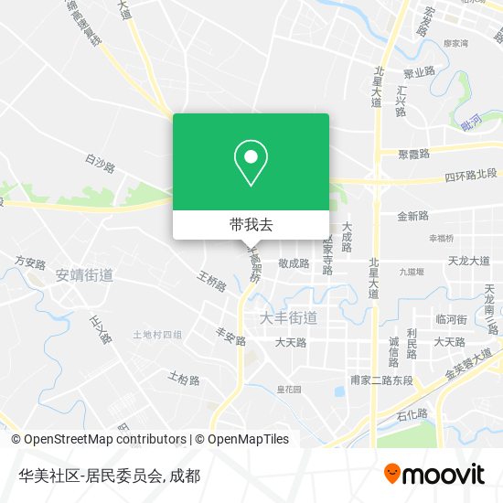 华美社区-居民委员会地图