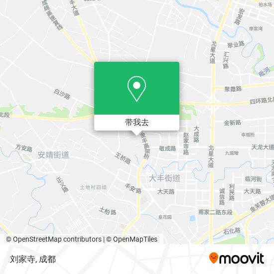刘家寺地图