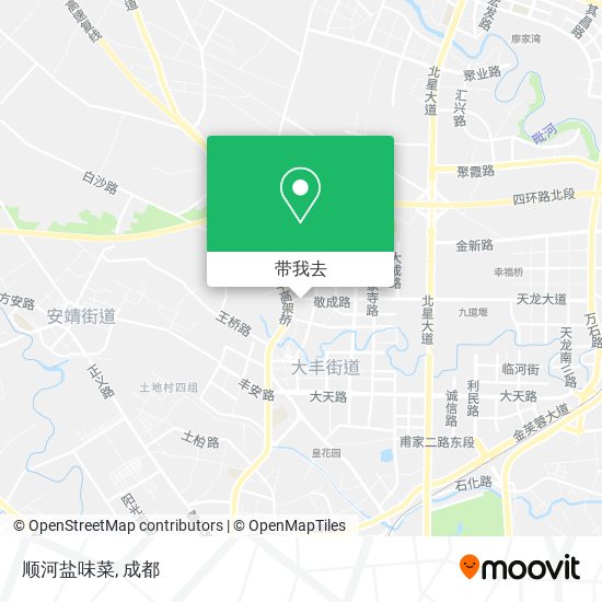 顺河盐味菜地图