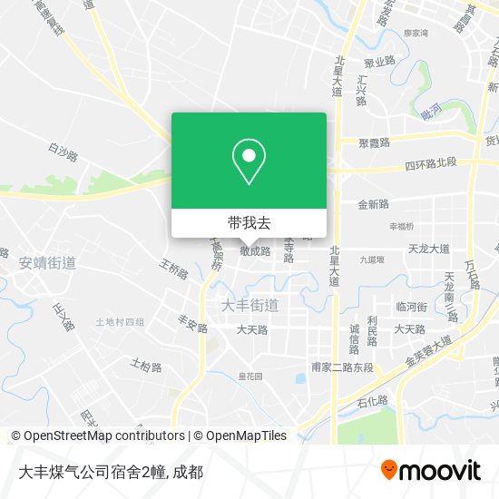 大丰煤气公司宿舍2幢地图