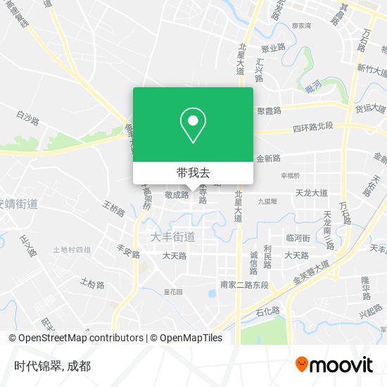 时代锦翠地图