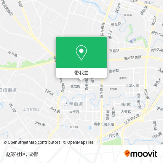 赵家社区地图