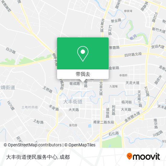 大丰街道便民服务中心地图